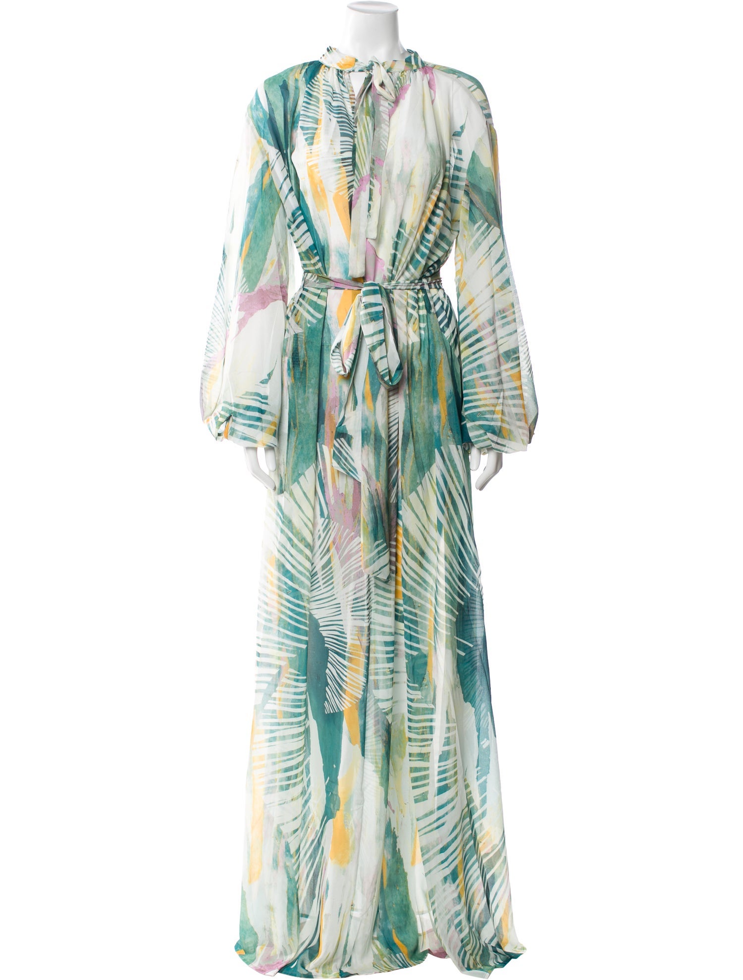 Andrea Iyamah Printed Long Dress w/ Tags