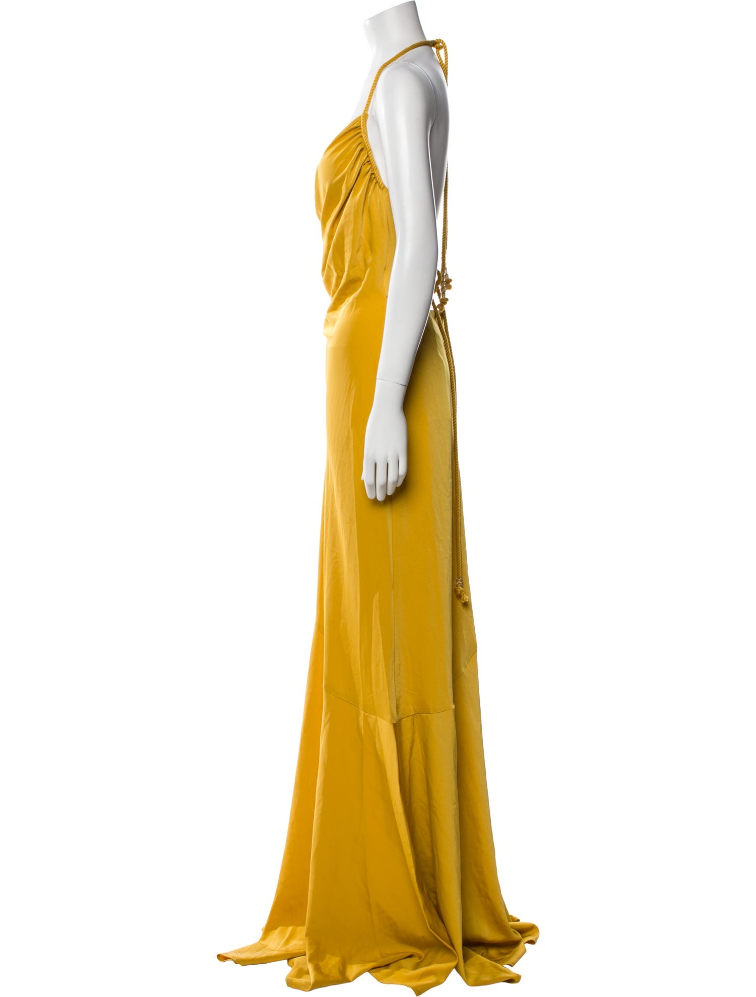 Andrea Iyamah Cowl Neck Long Dress
