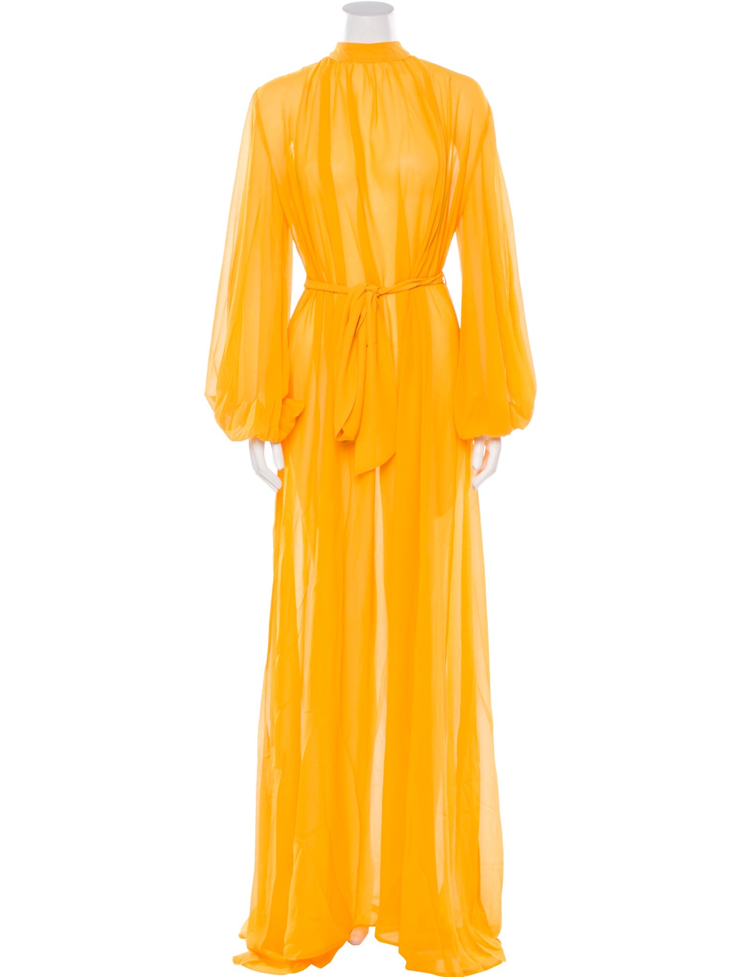 Andrea Iyamah Mock Neck Long Dress