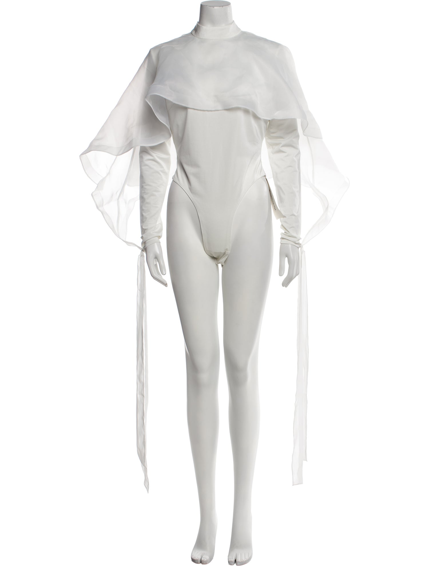 Andrea Iyamah Off-The-Shoulder Long Sleeve Bodysuit w/ Tags