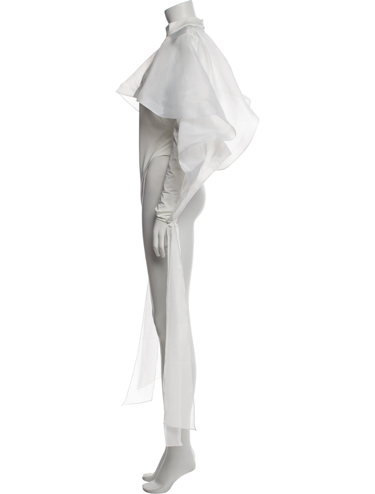 Andrea Iyamah Off-The-Shoulder Long Sleeve Bodysuit w/ Tags