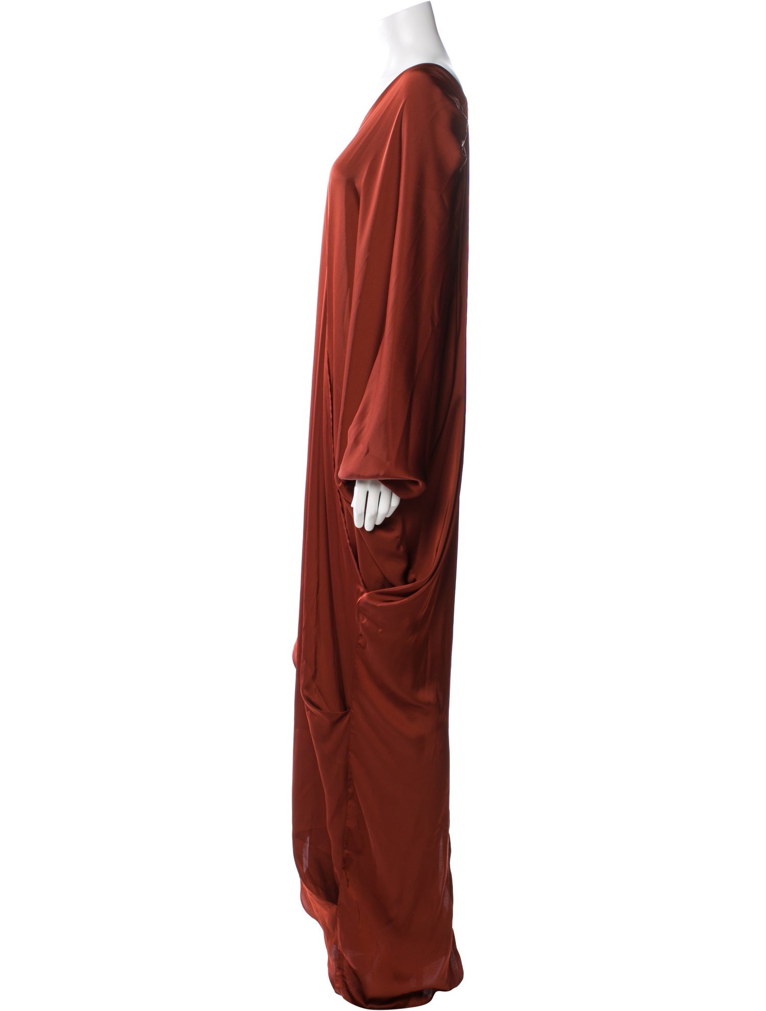 Andrea Iyamah V-Neck Long Dress