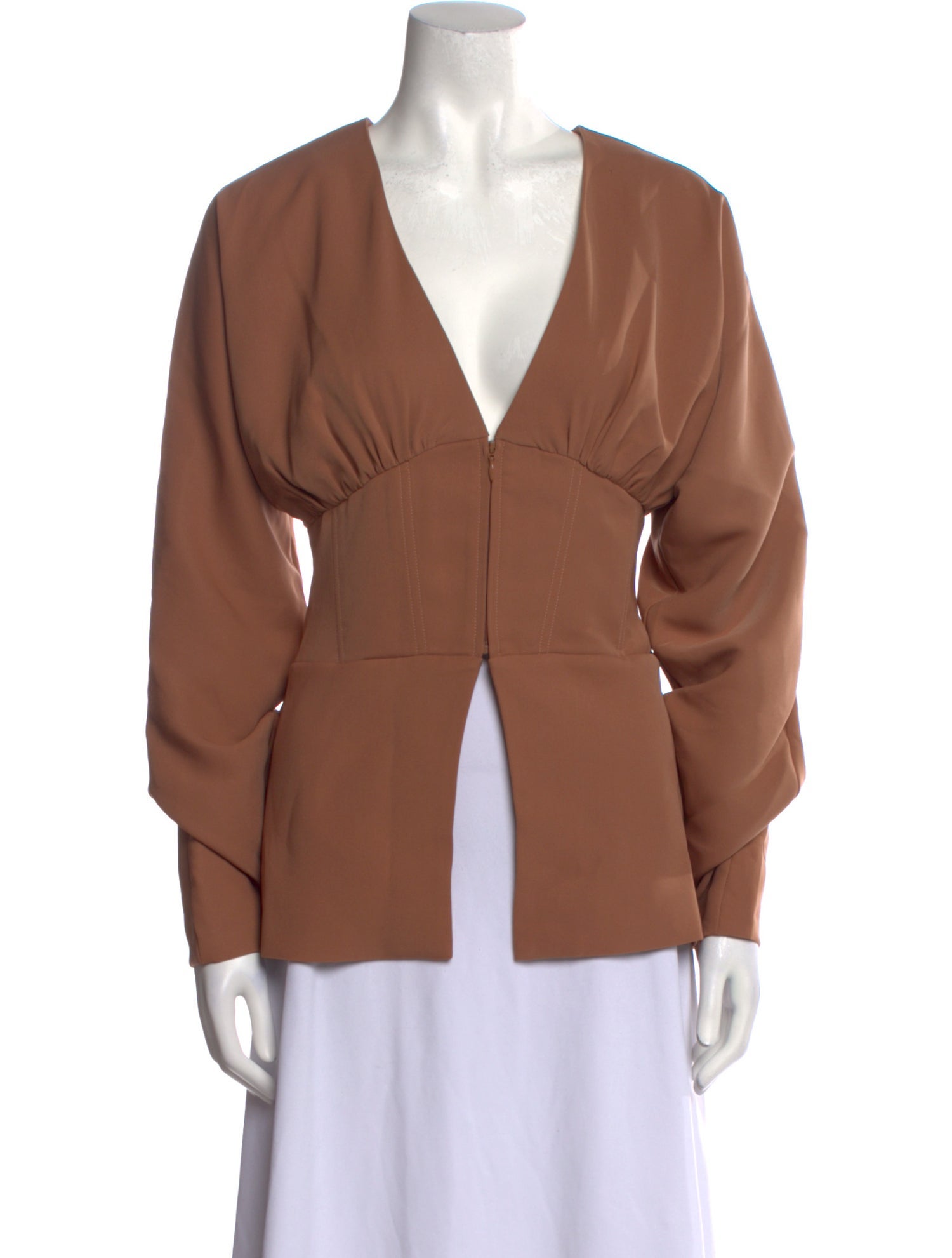 Andrea Iyamah Plunge Neckline Long Sleeve Tunic w/ Tags