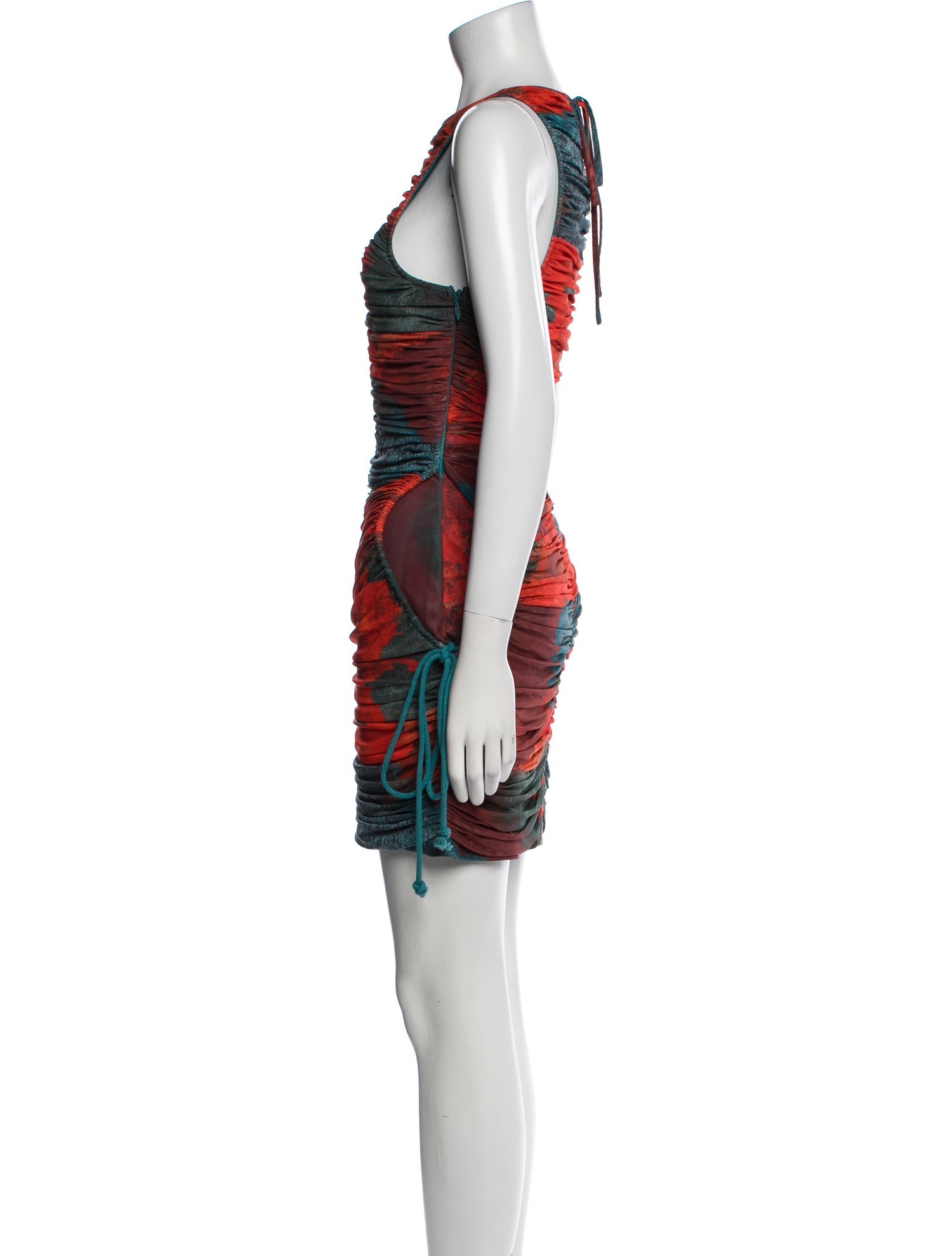 Andrea Iyamah Printed Mini Dress