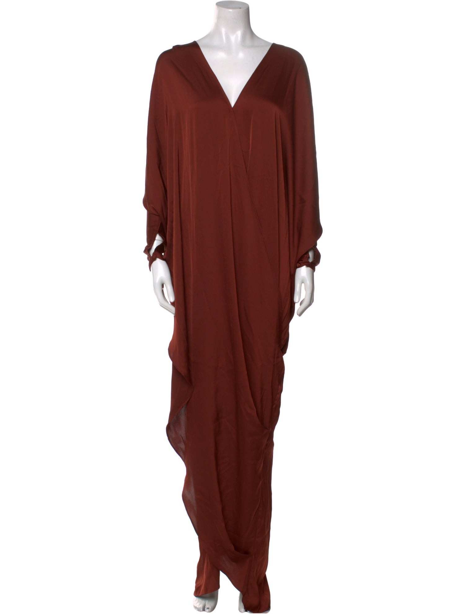 Andrea Iyamah V-Neck Long Dress