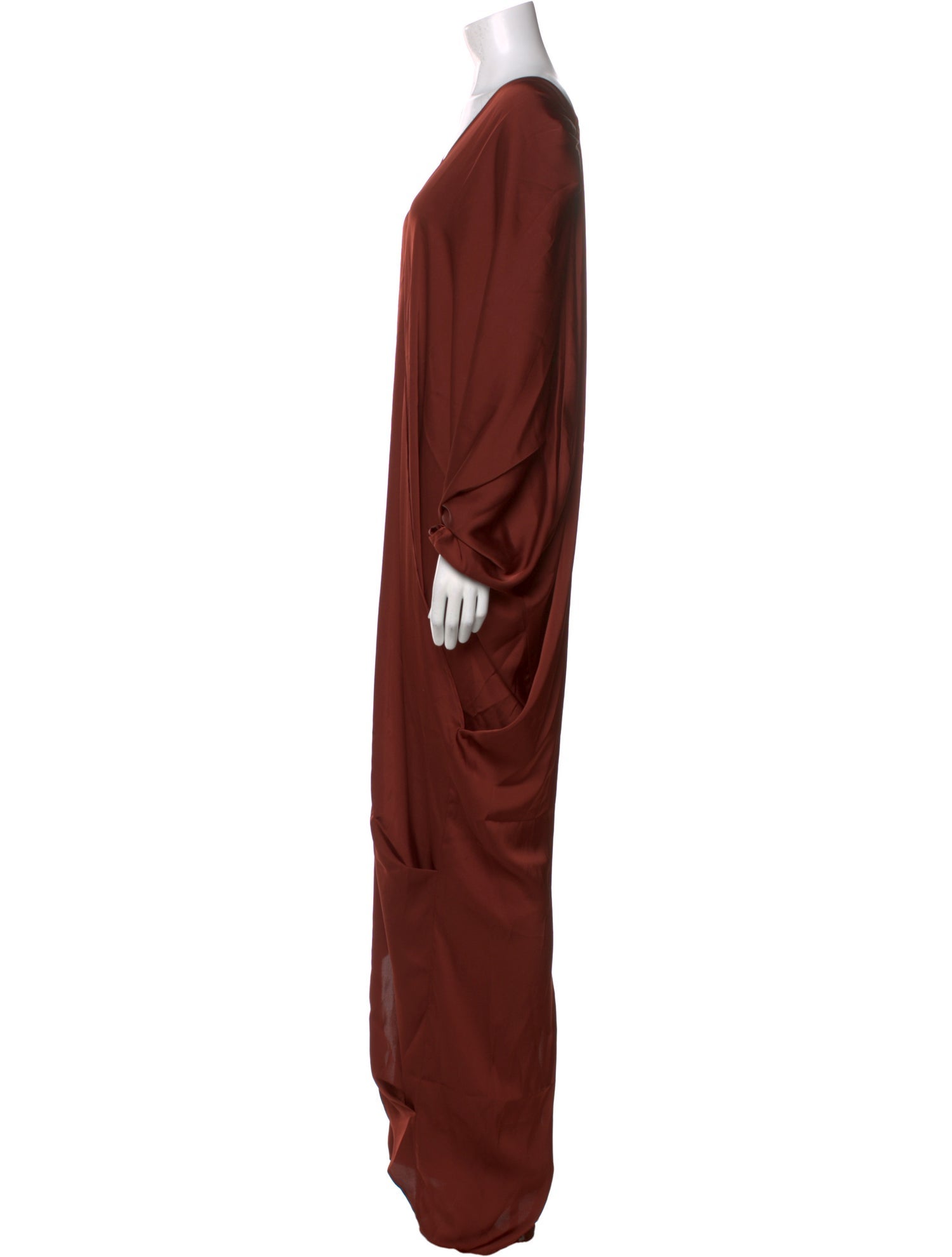 Andrea Iyamah V-Neck Long Dress