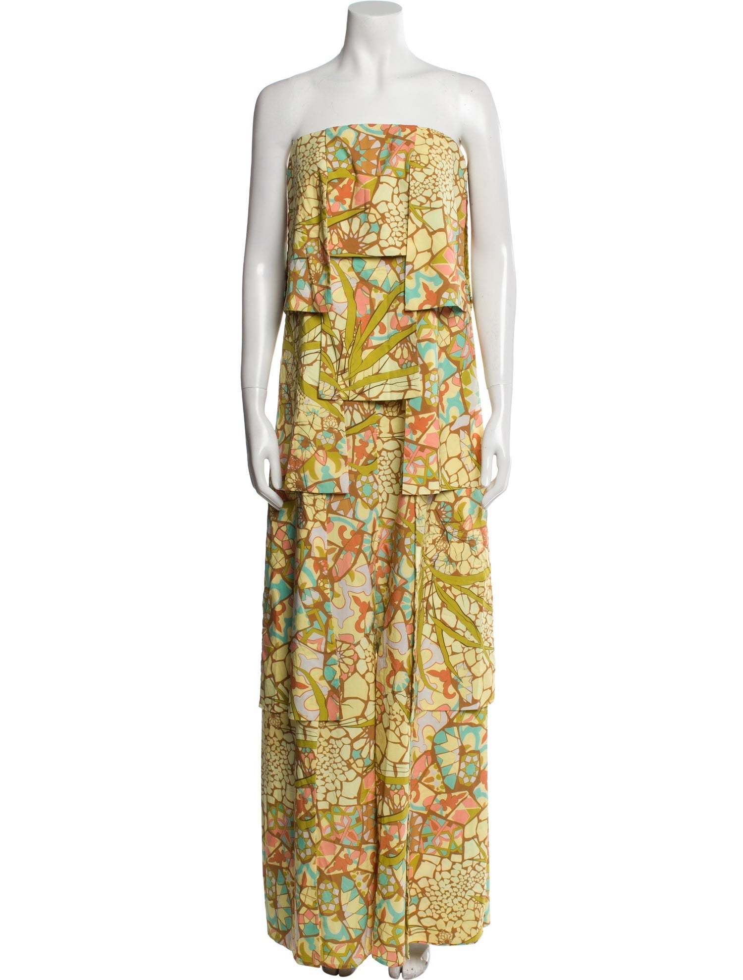 Andrea Iyamah Printed Long Dress w/ Tags
