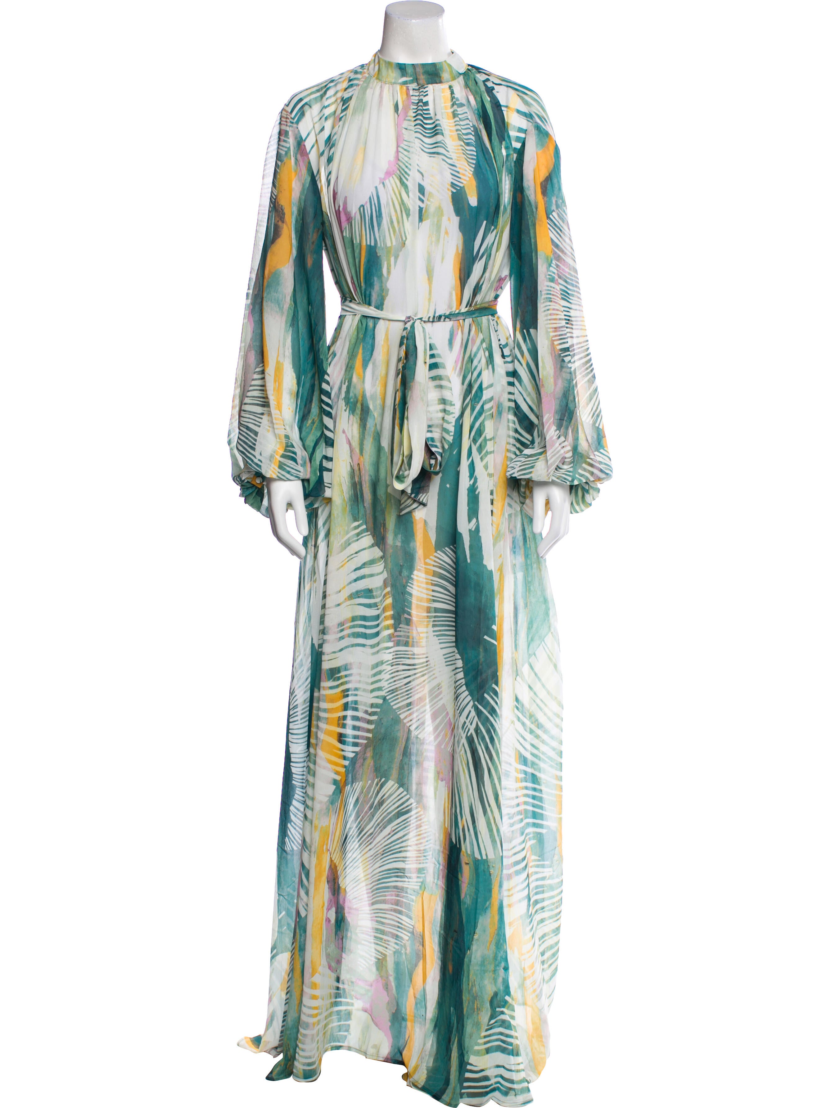 Andrea Iyamah Printed Long Dress w/ Tags