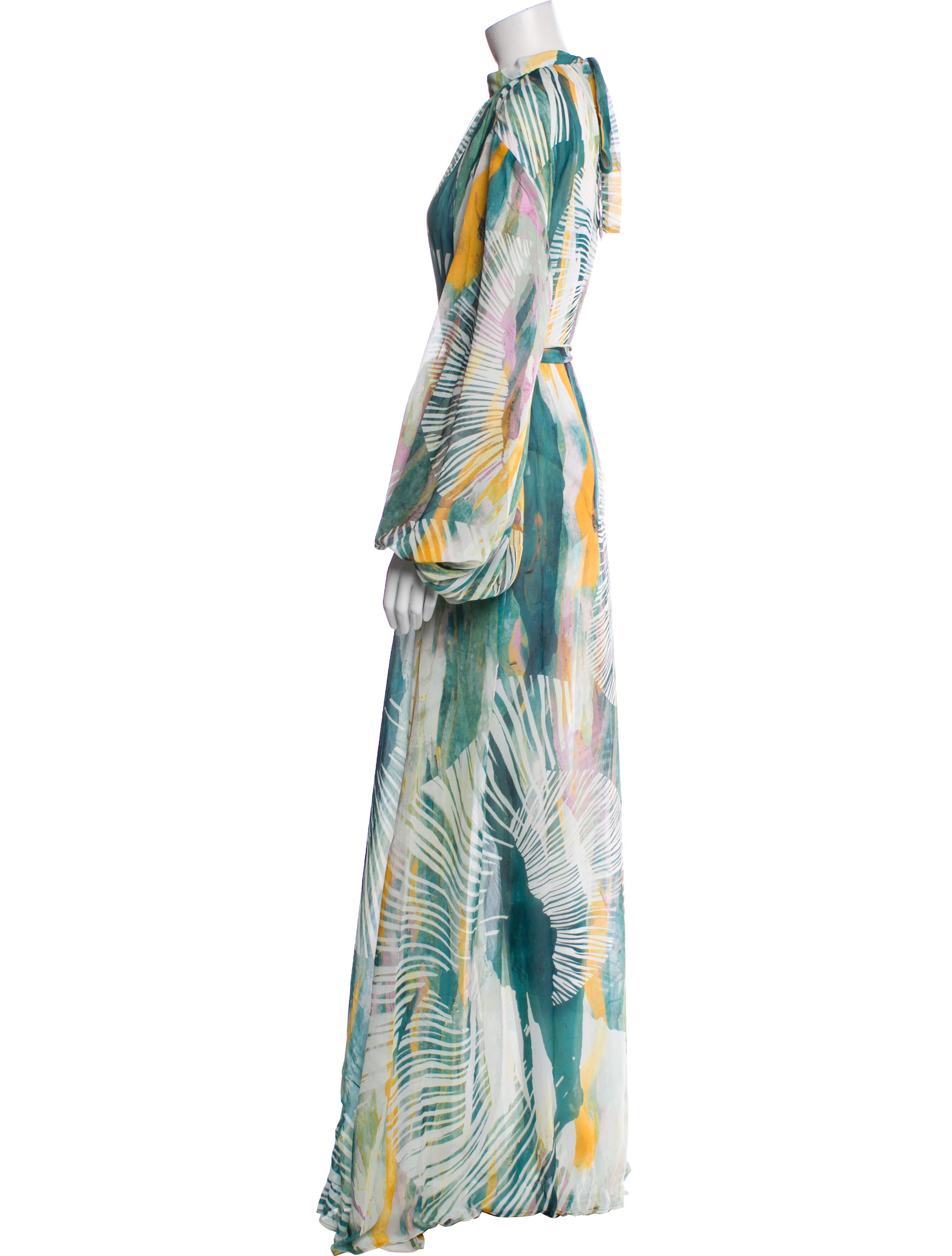 Andrea Iyamah Printed Long Dress w/ Tags