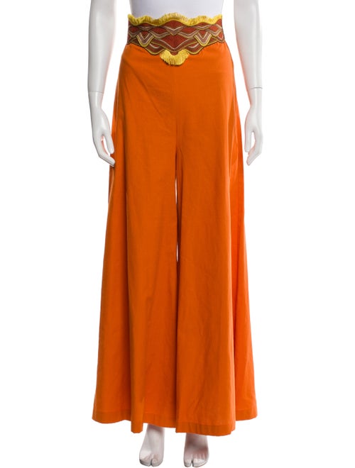 Andrea Iyamah Fox Colorblock Wide Leg Pants