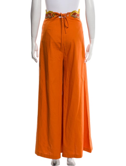 Andrea Iyamah Fox Colorblock Wide Leg Pants