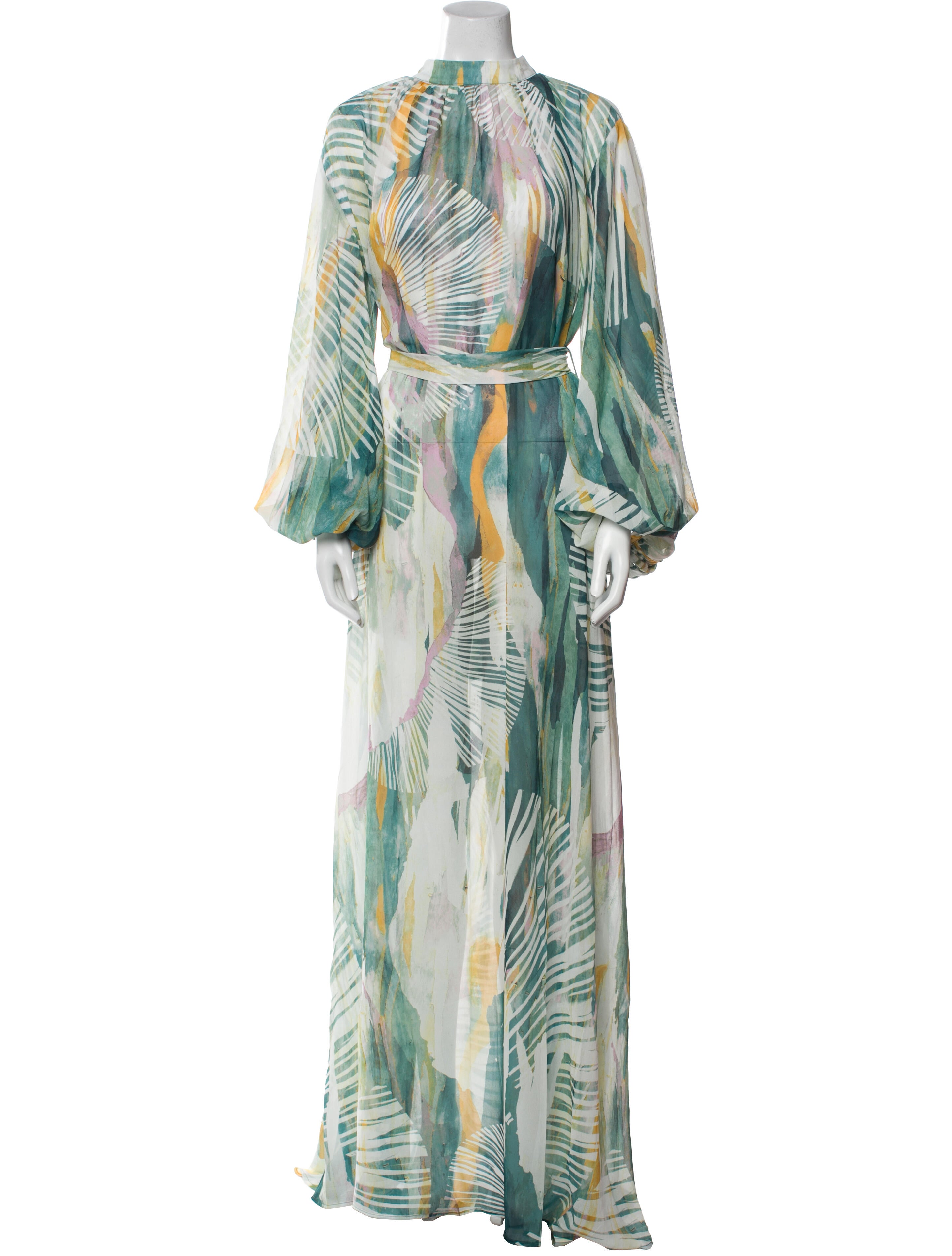 Andrea Iyamah Printed Long Dress w/ Tags