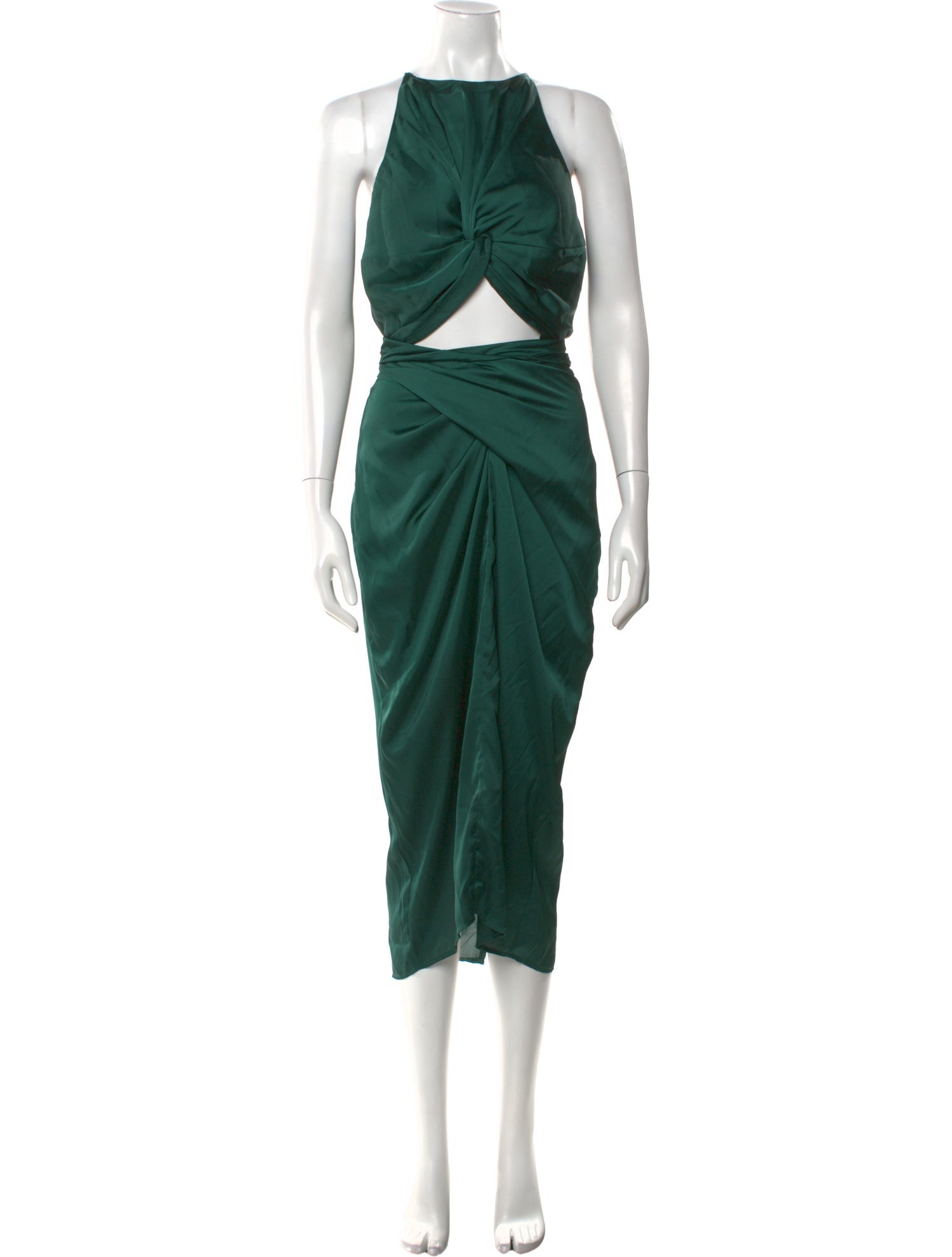 Andrea Iyamah Bateau Neckline Long Dress