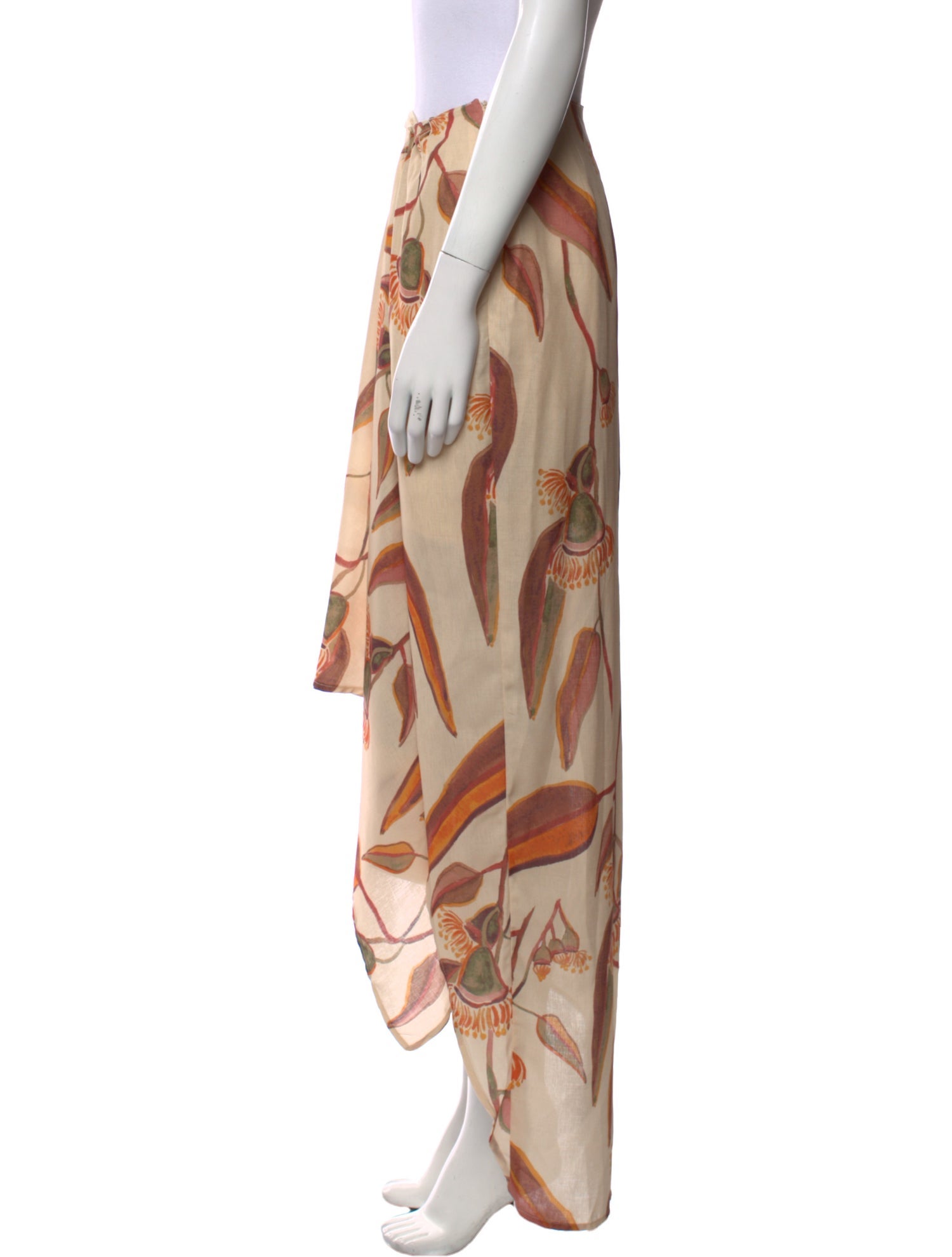 Andrea Iyamah Floral Print Long Skirt