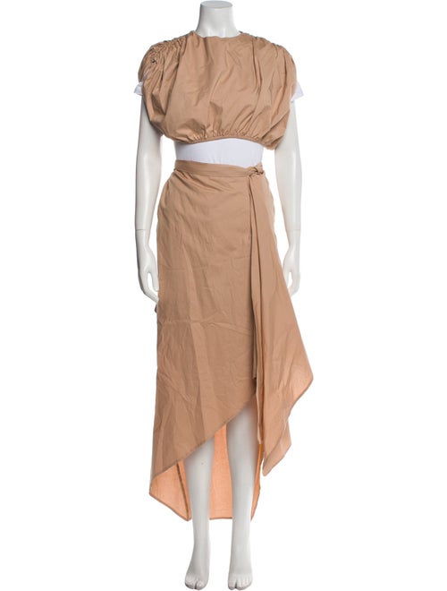 Andrea Iyamah Keyhole Accent Skirt Set