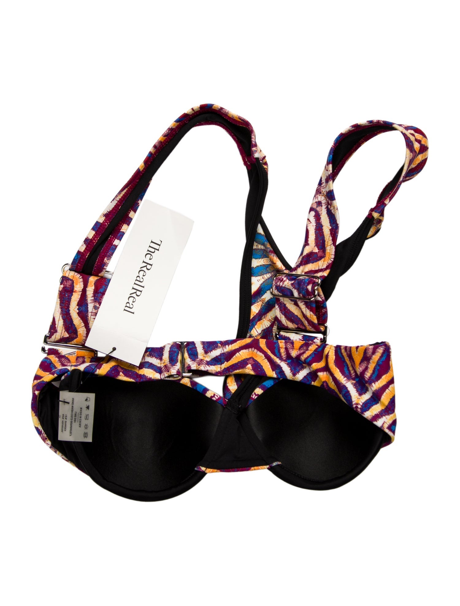 Andrea Iyamah Printed Embroidered Accent Top w/ Tags