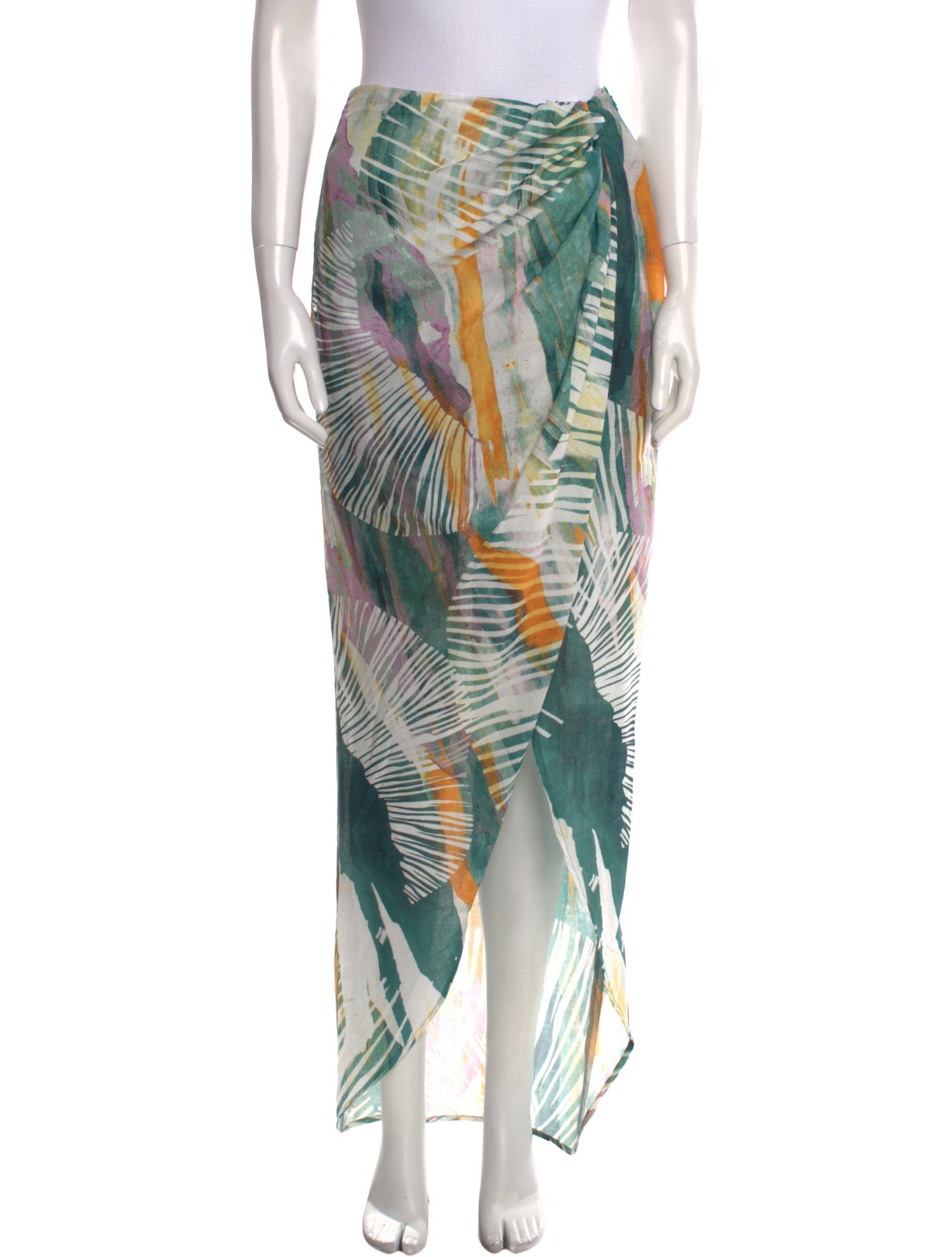 Andrea Iyamah Printed Long Skirt