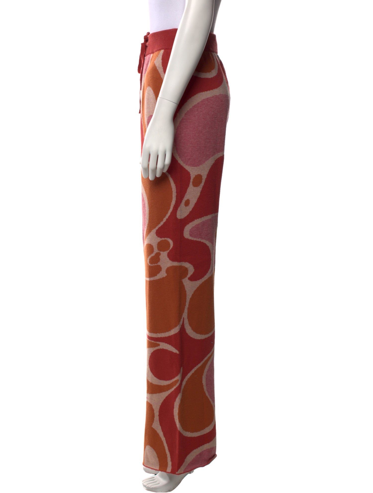 Andrea Iyamah Printed Wide Leg Pants