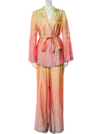 Andrea Iyamah Striped Pant Set