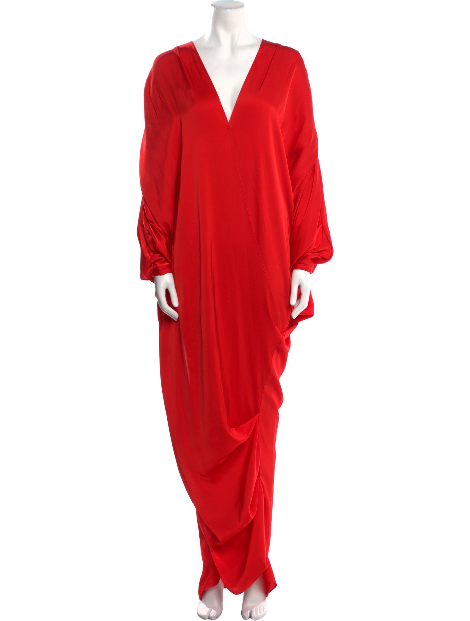 Andrea Iyamah V-Neck Long Dress