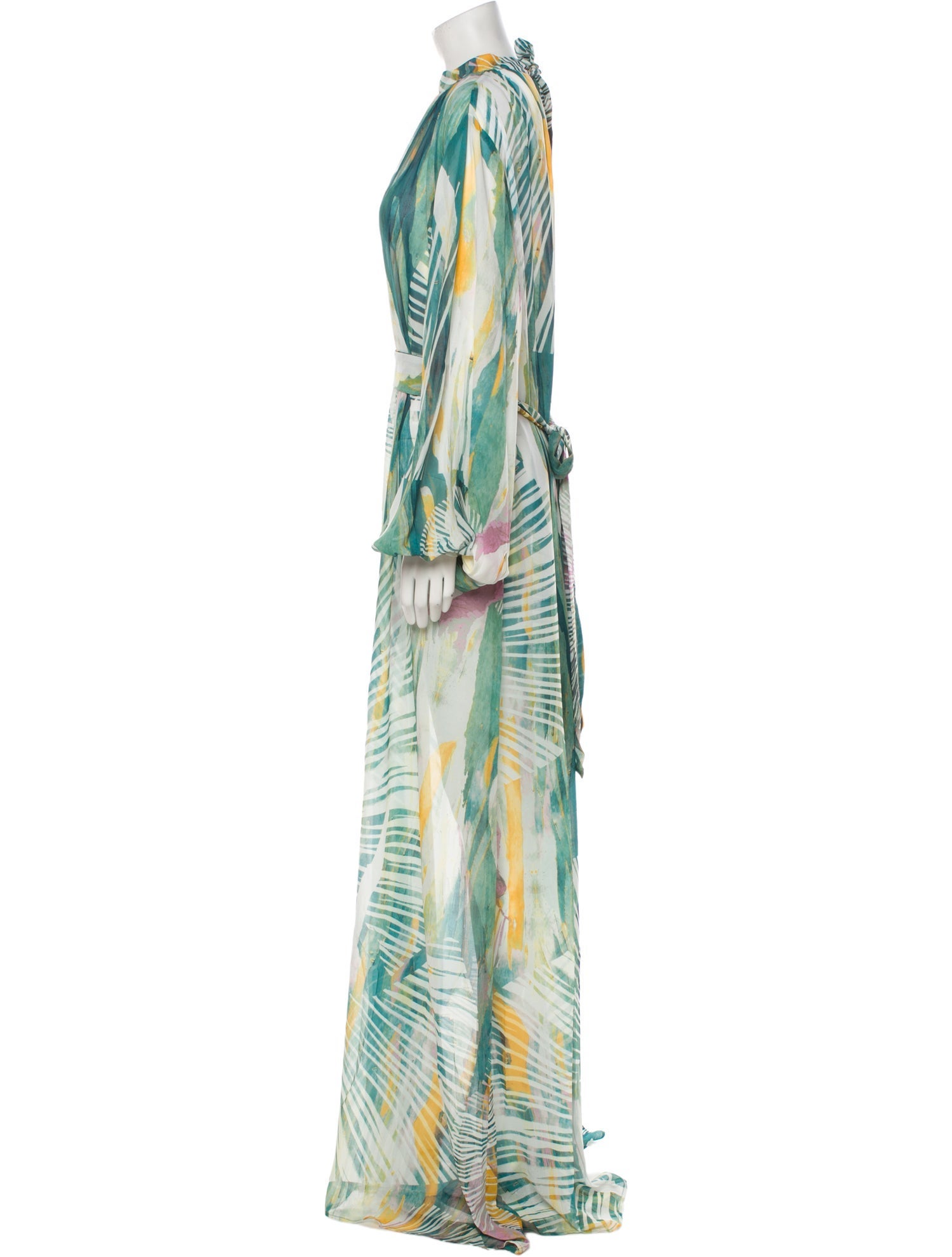 Andrea Iyamah Printed Long Dress w/ Tags