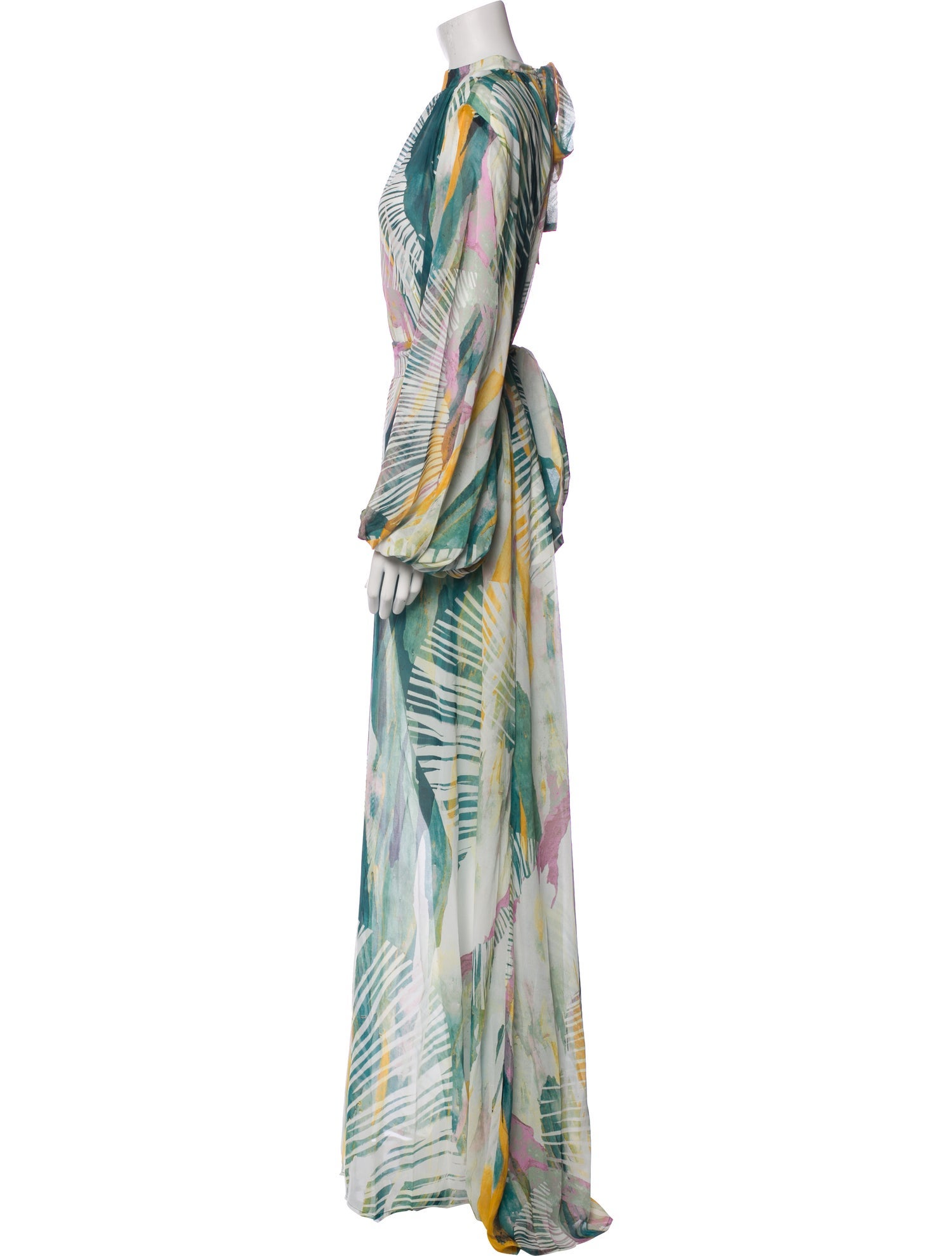 Andrea Iyamah Printed Long Dress w/ Tags