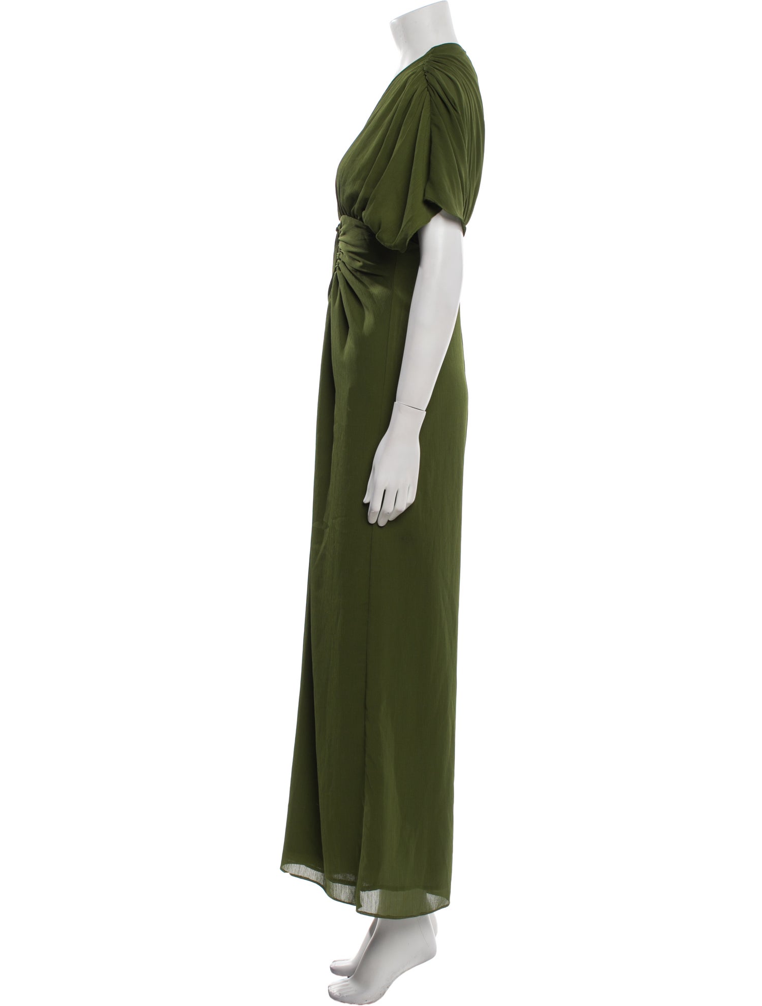 Andrea Iyamah V-Neck Long Dress