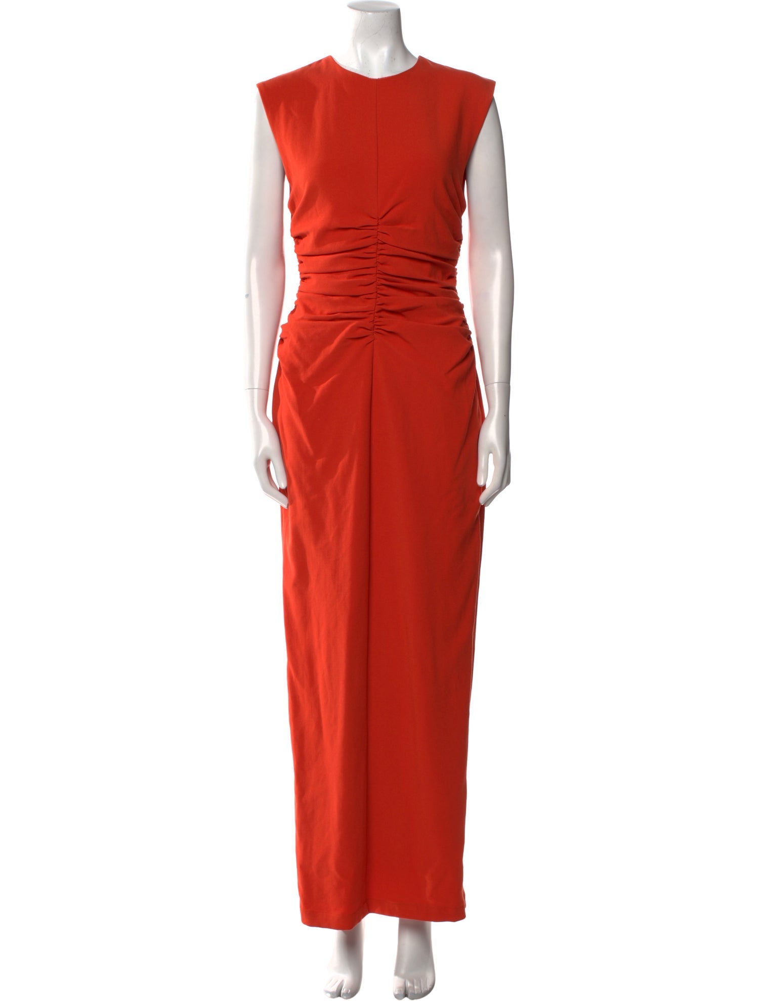 Andrea Iyamah Crew Neck Long Dress