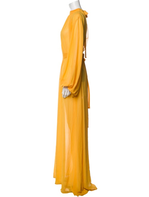 Andrea Iyamah Mock Neck Long Dress