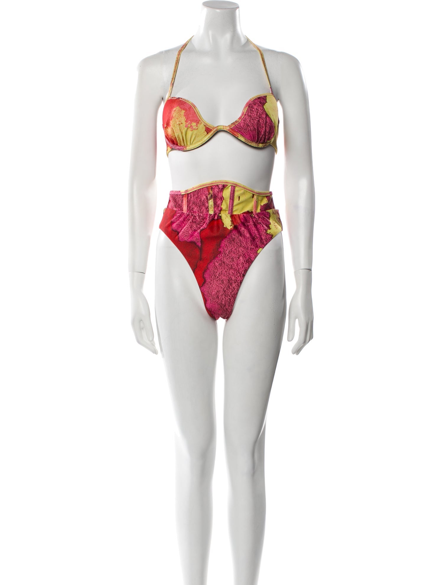 Andrea Iyamah Printed Bikini w/ Tags