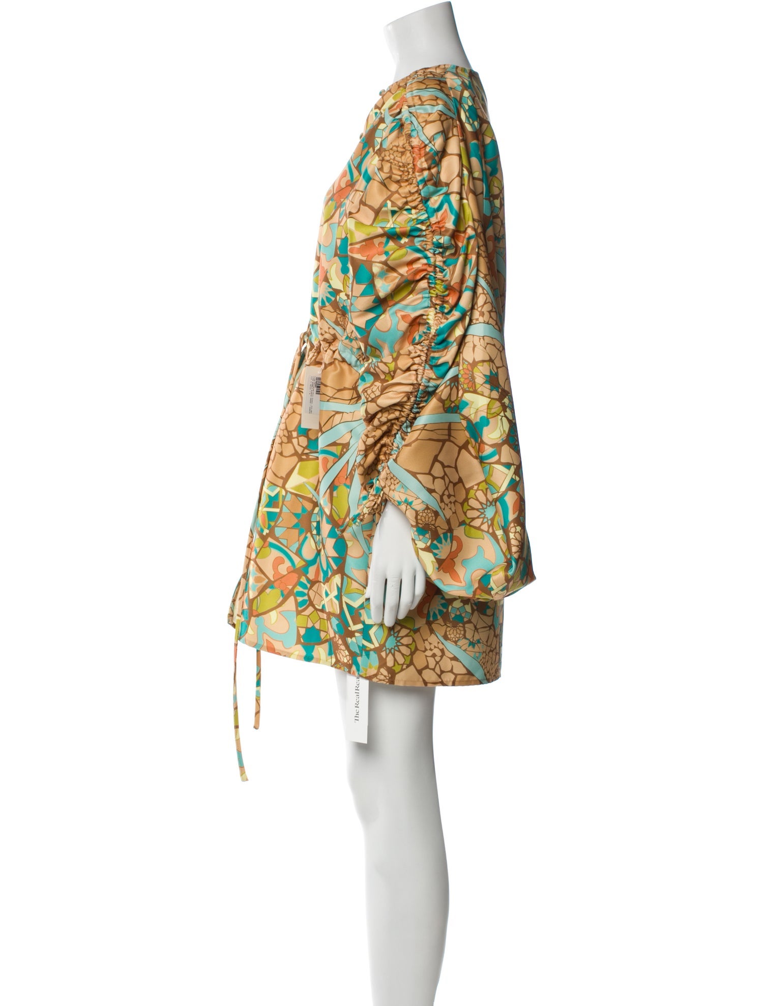 Andrea Iyamah Printed Mini Dress