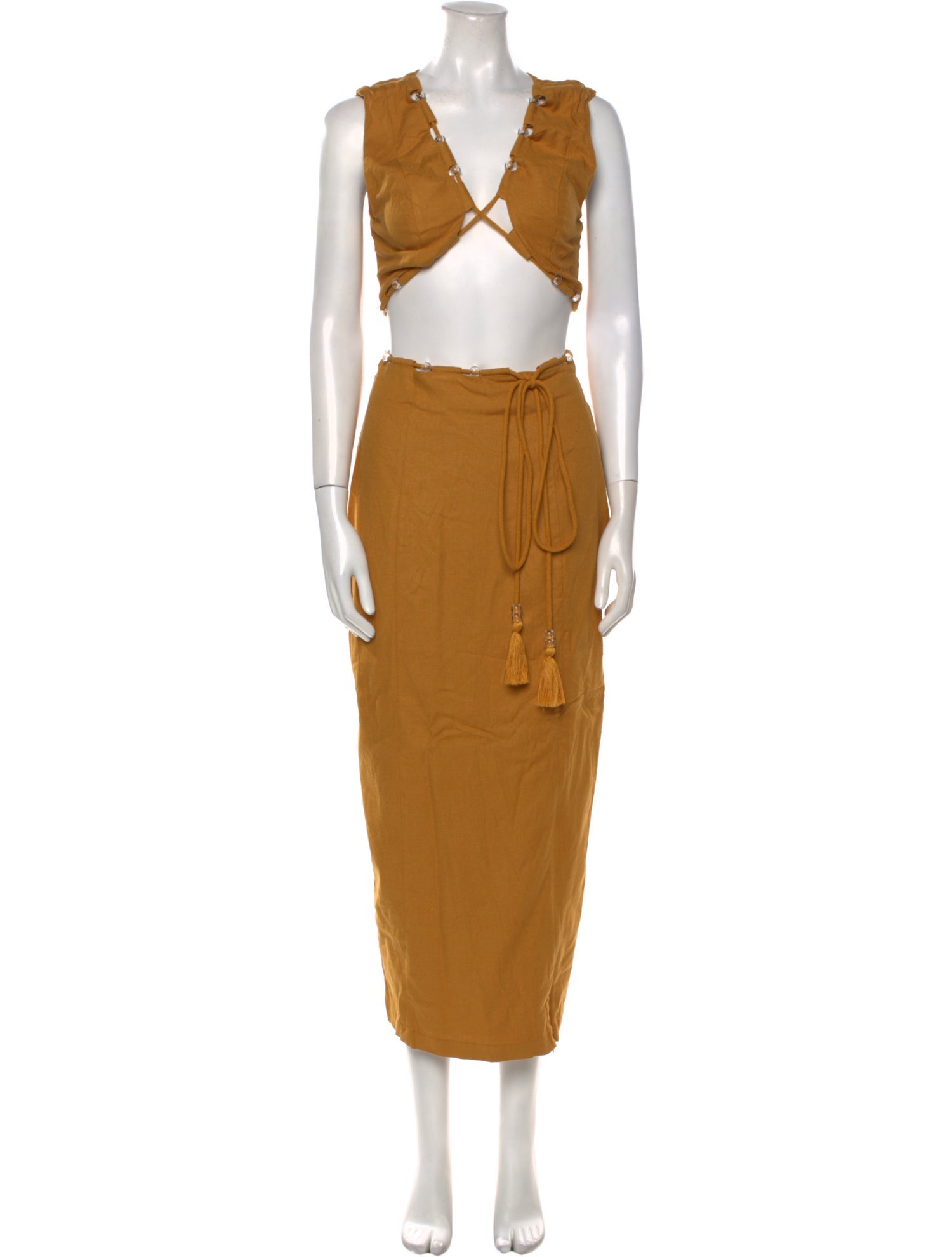 Andrea Iyamah V-Neck Long Dress w/ Tags