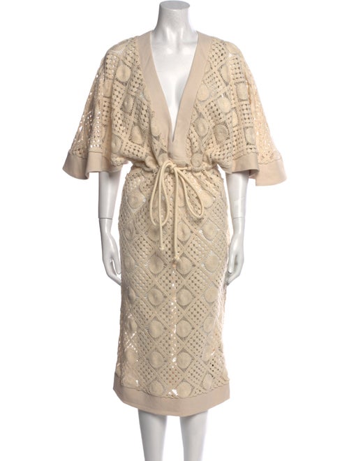 Andrea Iyamah Printed Long Dress