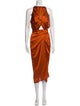 Andrea Iyamah Halterneck Long Dress