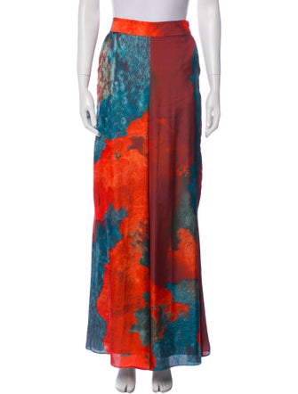 Andrea Iyamah Printed Wide Leg Pants