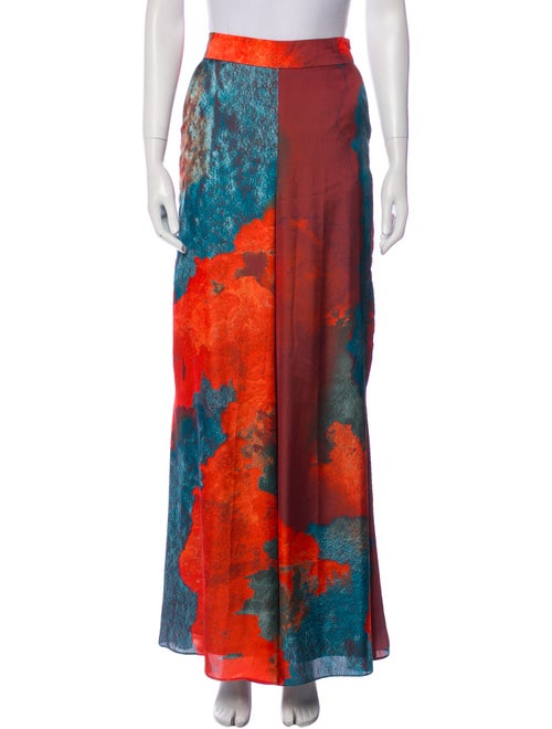 Andrea Iyamah Printed Wide Leg Pants