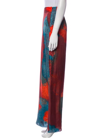 Andrea Iyamah Printed Wide Leg Pants