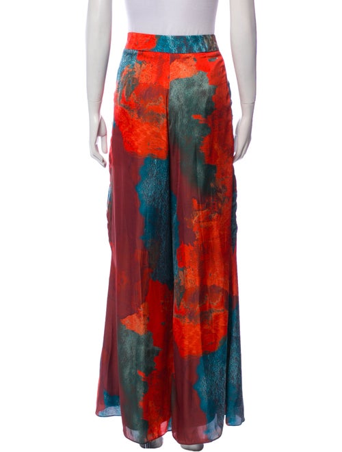Andrea Iyamah Printed Wide Leg Pants