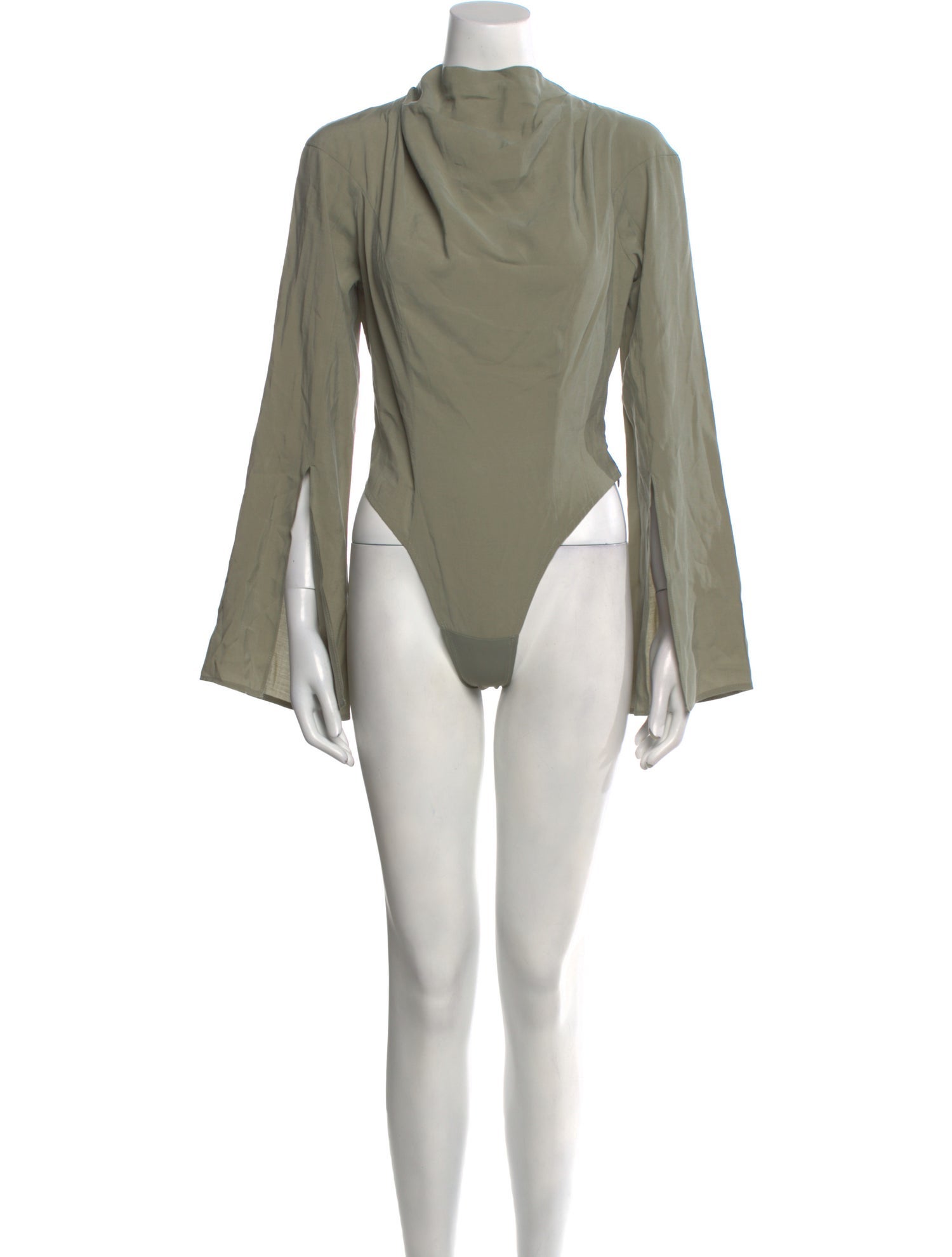 Andrea Iyamah Turtleneck Long Sleeve Bodysuit