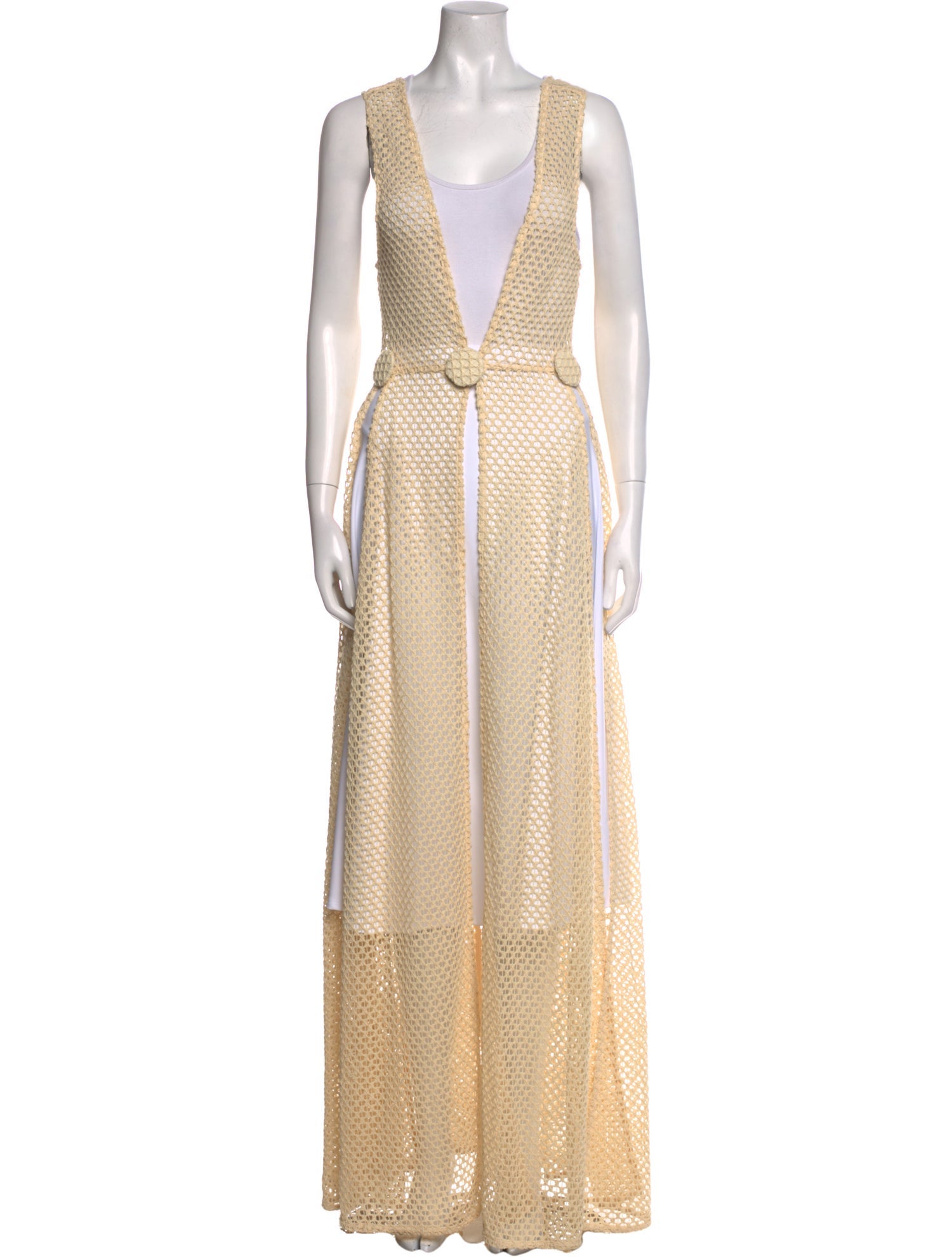 Andrea Iyamah Lace Pattern Long Dress w/ Tags