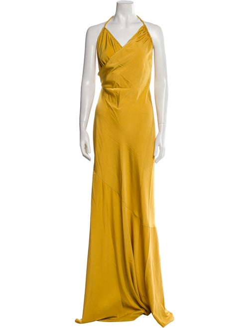 Andrea Iyamah Halterneck Long Dress