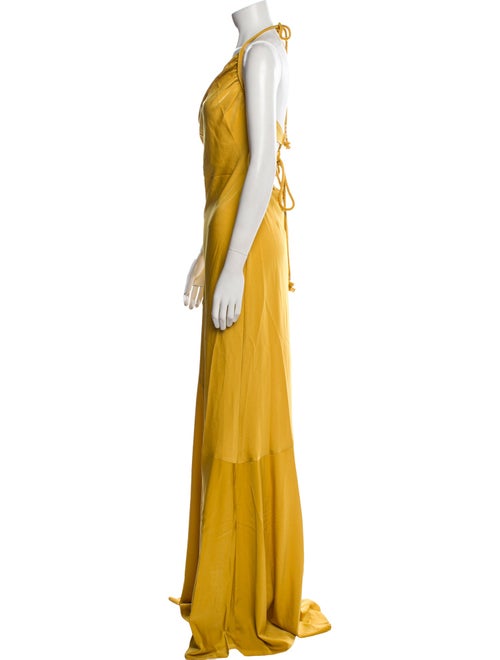 Andrea Iyamah Halterneck Long Dress