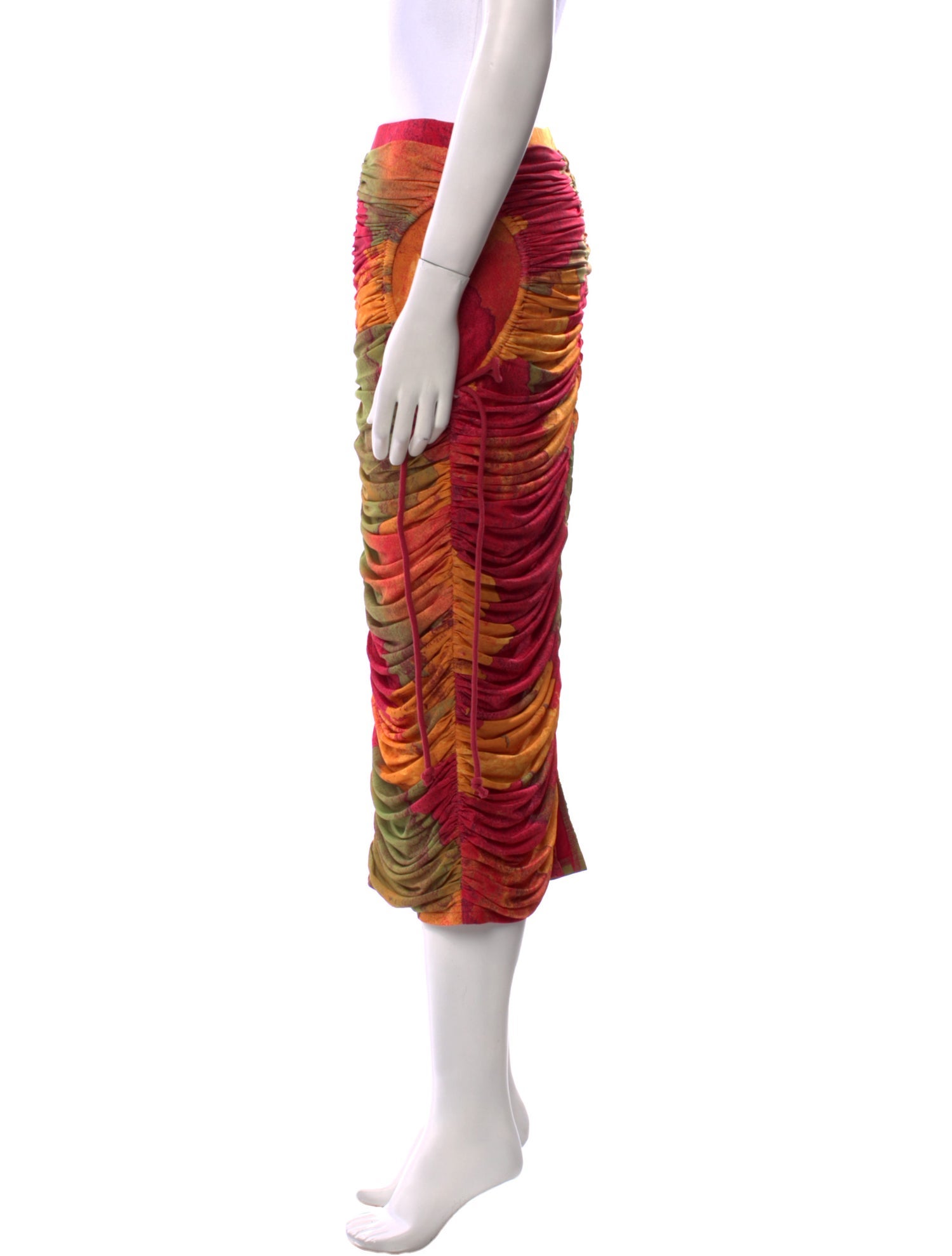 Andrea Iyamah Tie-Dye Print Midi Length Skirt w/ Tags
