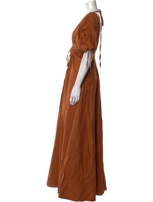 Andrea Iyamah V-Neck Long Dress