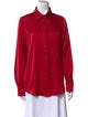 Andrea Iyamah Long Sleeve Button-Up Top