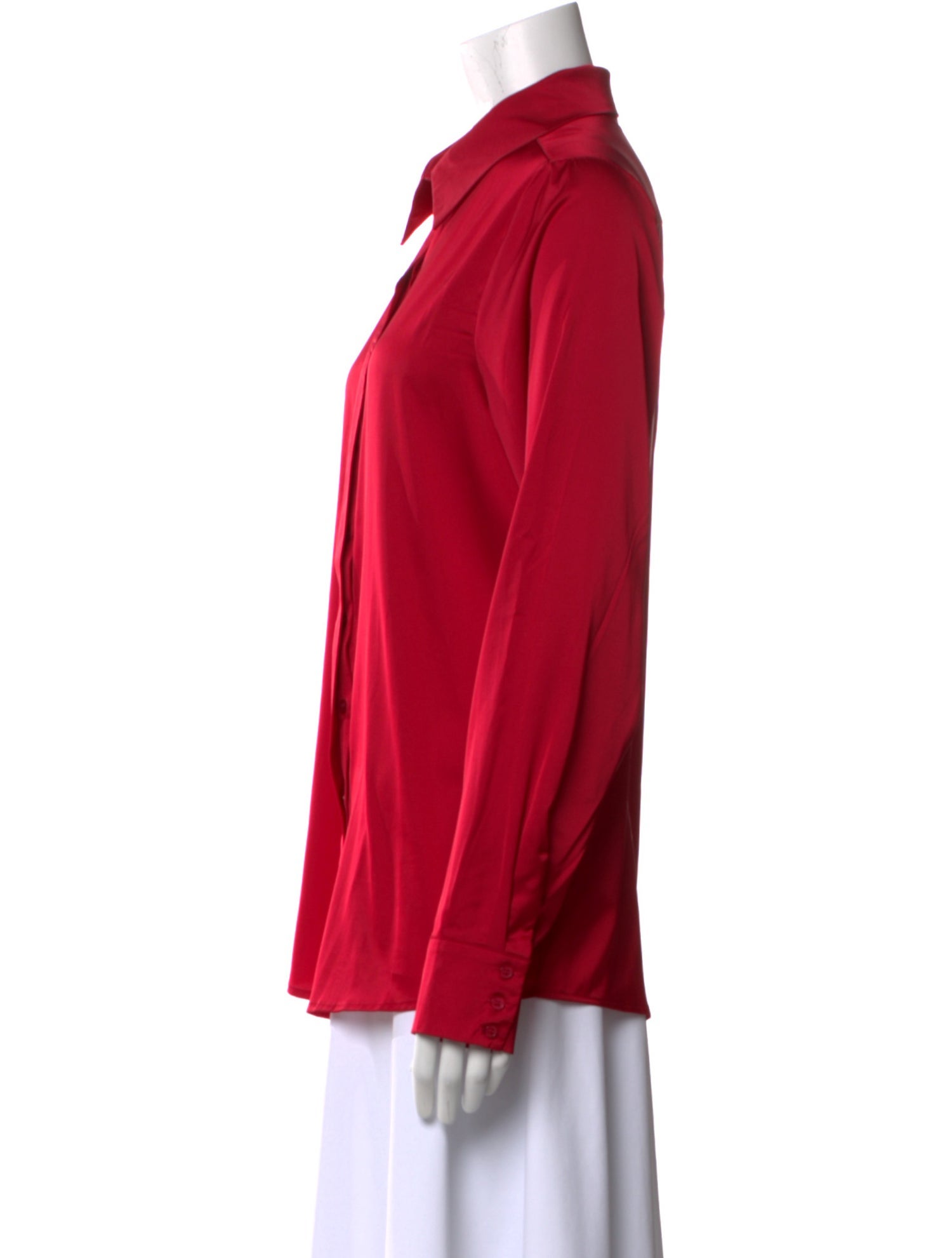 Andrea Iyamah Long Sleeve Button-Up Top