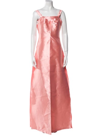 Andrea Iyamah Tie-Dye Print Square Neckline Tunic