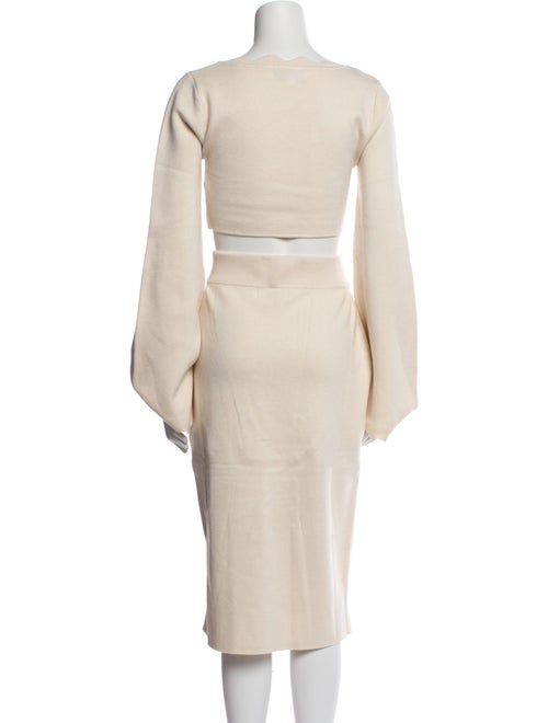 Andrea Iyamah Scalloped Accent Skirt Set