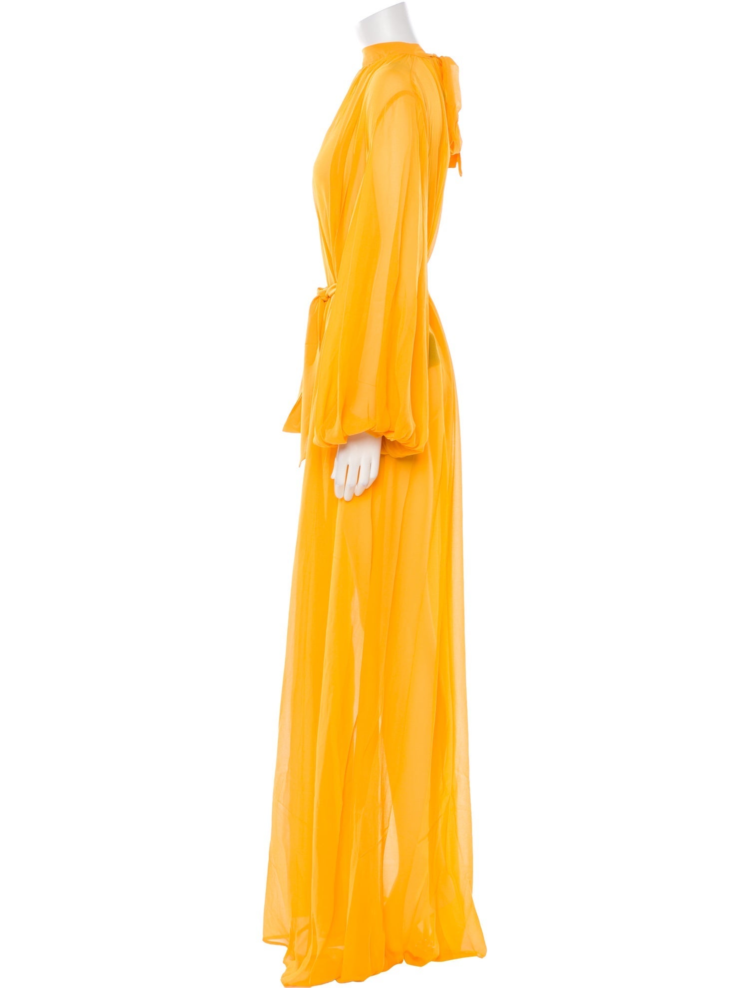 Andrea Iyamah Mock Neck Long Dress