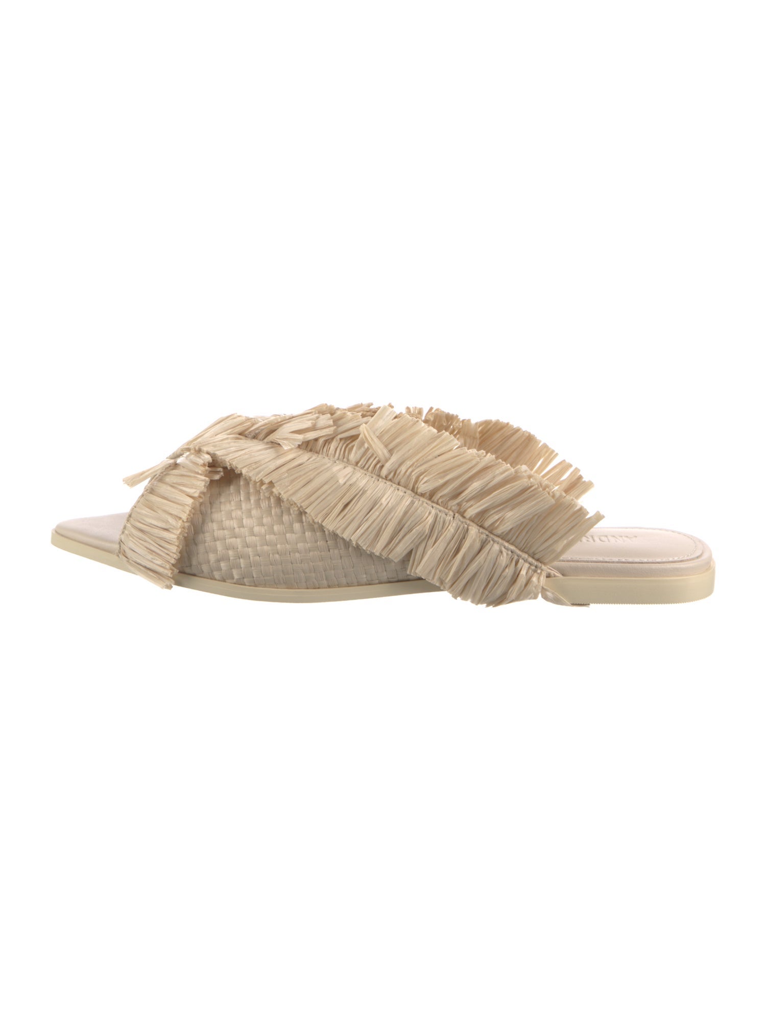 Andrea Iyamah Raffia Mules w/ Tags